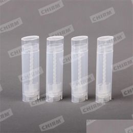 Storage Bottles Jars Storage Bottles Flat Empty Lip Gloss Containers Clear Lipstick Tube Plastic Tubes Liquid Chapstick Gl Dhgarden Dhz0O