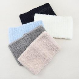 Fashion Warm Knitted Turban Winter Soft Headband Girls Women Solid Color Headwear Hair Accessories