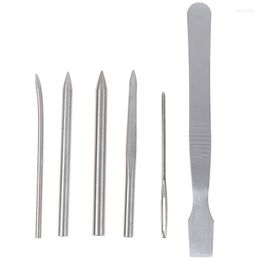 Outdoor Gadgets 6 PCS/SET Stainless Steel Fid Lacing Stitching Needles Tool Set