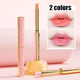 Lip Gloss 1PC Honey Peach Lipstick Long-lasting Moisturising Temperature Change Colour Lipsticks Anti-drying Hydration Makeup