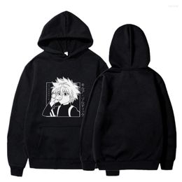 Men's Hoodies 2022 Kawaii Anime X Killua Zoldyck Men Women Sweatshirts Pullovers Long Sleeves Tracksuits Casual Tops