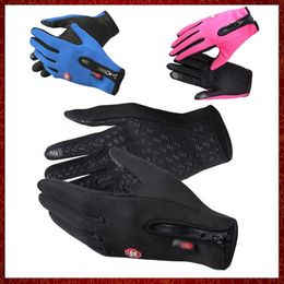 ST450 Unisex Touchscreen Winter Thermal Warm Cycling Bicycle Bike Ski Outdoor Camping Hiking Motorcycle Gloves Sports Full Finge