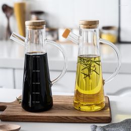Storage Bottles Boron Silicon Glass Oiler Sesame Oil Vinegar Bottle Kitchen Supplies Leak-proof Cook User Jars