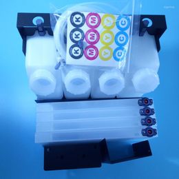 Ink Refill Kits Horizonal Single 4 Colour Floater Bulk System For Mimak JV3 JV33 Printer