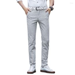 Men's Pants Men's Dress Trousers Stretch Premium Business Straight Front Suit Fashionable Casual