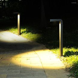 Outdoor Waterproof Gardem Lawn Light Landscape Pathway Villa Standing Post Lamp Courtyard Street Pillar