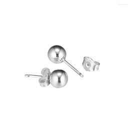 Stud Earrings Classic Bead Earring 925 Sterling-Silver-Jewelry