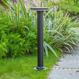 Outdoor Garden Lawn Lamp Aluminium Round Courtyard Landscape Light Balcony Yard Pathway Park Villa Post Pillar