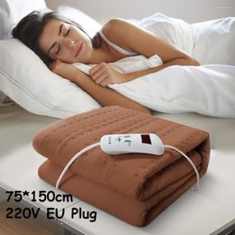 Blankets EU Plug Automatic Electric Blanket Heating Thermostat Throw Body Warmer Bed Mattress Heated Carpets Mat