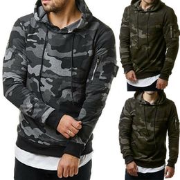 Men's Hoodies Sweatshirts Hooded Sweatshirt Brand Autumn Winter Camouflage Military Sportswear Casual Jacket Male Pullover Coat M-3XL 221124