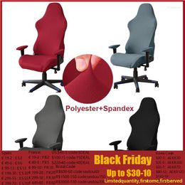 Chair Covers 1 Set Gaming Cover Stretch Anti-Slip Office Chairs Elastic Game Hall Computer Slipcover For Home