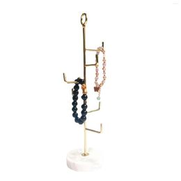 Jewellery Pouches Stand Hanger Bracelets Necklaces And Earrings Holder Marble