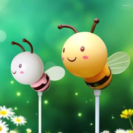 Table Lamps Little Bee Nightlight Led Cartoon Pupils USB Charging Eye Protection Bedside Timing Feeding With Sleeping Light