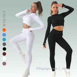 Women Yoga Outfits Set Seamless Fitness Clothing Sportswear Woman Gym Leggings Padded Sports Bra High Waist Yoga Pants Running Tracksuits Sport Suits