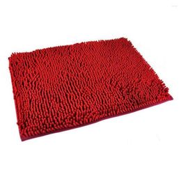 Carpets Simple Style Bath Rug Soft Coral Fleece Bathroom Mat For Floor Bedroom Living Room Red Colourful