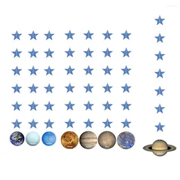 Party Decoration Banner Garland Hanging Solar System Space Star Birthday Banners Bunting Universe Whirls Garlands Glittery