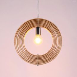 Pendant Lamps Ceiling Light Fixture Chandelier Rotary Lampshade Lamp LED Lighting For El Bar Cafe Office Farmhouse Loft
