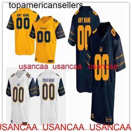 Embroidery custom California Golden Football Jersey Any name number Men's Women's Youth XS-5XL 6XL Jersey