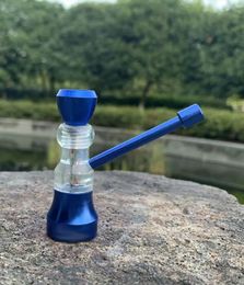 Metal hourglass pipe 67mm Aluminium Alloy detachable cleaning Philtre screen stainless steel small pipe