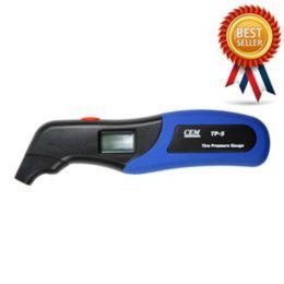 CEM TP-5 Automobile Tyre Pressure Gauge Tyre Pressure-Detection and Monitoring Tire-Digital Backlight