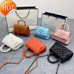 Women's Luxury Designer Handbags Fashion Little Fragrant Rhombus Chain Tote Bags Caviar Portable Everything Single Shoulder Crossbody Bag Factory Direct Sales