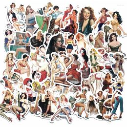 Gift Wrap 50Pcs/set Retro Sexy Beauty Pin Up Girls Stickers For Laptop Car Scrapbooking Phone Motorcycle Luggage Decal Toys