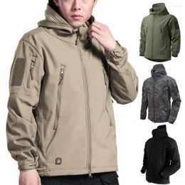 Men's Down Windbreaker Jackets Waterproof Military Hooded Water Proof Wind Breaker Casual Coat Male Clothing Autumn And Winter Me