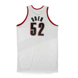 Stitched Basketball Jersey Greg Oden 2008-09 Mesh Hardwoods Classics Retro Jerseys Men Women Youth S-6XL