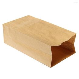 Gift Wrap 10pcs Brown Kraft Paper Bags Wedding Candy Packaging Recyclable Jewellery Food Bread Shopping Party For Boutique