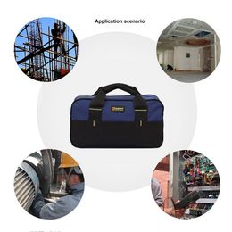 Tool Bag Large Capacity s Handbag Waterproof Oxford cloth Electrician Plastic Bottom Men's Oblique 221128