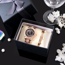 Wristwatches 2Pcs Zonmfei Brand Women Watch Bracelet Necklace Set Female Jewellery Fashion Luxury Bangle For Valentine's Gift