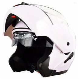 Motorcycle Helmets High Quality Casco Capacetes Helmet Dual Visor Modular Flip Up Motocross Dot Approved