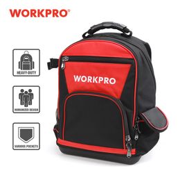 Tool Bag WORKPRO 17" s Storage Waterproof Backpack with Handbag Multifunction 221128