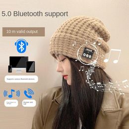 Ballkappen arbeiten auf allen Smartphones wieder aufladbarer Kopfhörer -Kopfhörer -Hüte gestricktes Hut Bluetooth Cap