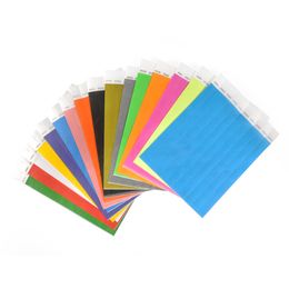 Party Decoration Solid Colours 3/4 inch Tyvek Wristbands with Numbers ID for Events Parties 1000 pieces 221128