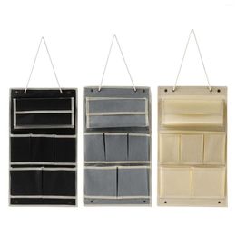 Storage Boxes Wall Hanging Bag Tissue Holder Foldable Wardrobe Organiser Durable Artefact Pouch For Dormitory Kitchen Car Home