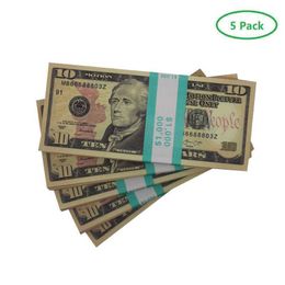 Replica US party Fake money kids play toy or family game paper copy banknote 100pcs pack Practise counting Movie prop 20 dollars F208s 1NVVFUPEG
