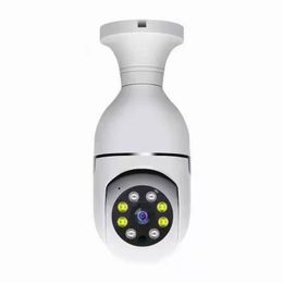 360ﾰ Lampadina LED E27 Full HD 1080P Sicurezza domestica wireless WiFi Telecamera IP CCTV Audio bidirezionale Visione notturna panoramica