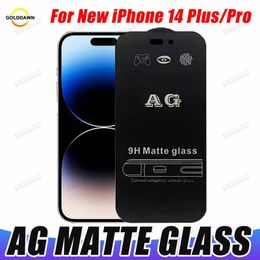 AG Matte Full Cover Tempered Glass Screen Protector For iPhone 14 13 12 Mini 11 Pro Max Xr Xs 7 8 Plus Samsung A22 A32 A42 A52 A72 A92 5G