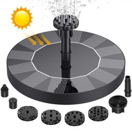 Water Pumps 7V Solar Fountain ing kit Power Pump Pool Pond Submersible fall Floating Panel For Garden 221128