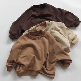 Pullover Children Clothing Japan Korean Style Autumn Spring Baby Girls Boys Casual Long Sleeve Sweatshirts T-shirt Kids Tops 221128
