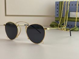 vintage brand retro designer sunglasses for women men womens sun glasses round punk rock design womans sunwear for woman man fashion cool chain eyewear