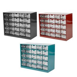 Tool Box 25 Drawer Parts Storage Home Garage Screws Craft Cabinet Plastic Screw Bins with Drawers 221128