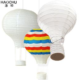 Other Event Party Supplies 5PC Large Air Balloon Paper Lantern Rainbow Hanging Ball White Chinese ing Lanterns Wedding Birthday Holiday Decor 221128