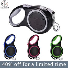 Dog Collars Leashes Long Strong Pet Leash For Large Dogs Durable Nylon Retractable Big Dog Walking Leash Leads Automatic Extending Dog Leash Rope 221125
