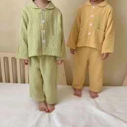 Pyjamas MILANCEL Kids Pyjama Set Brief Boys Sleeper Wear Girls Sleeping Children Indoor Clothes 221125