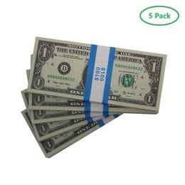 party Replica US Fake money kids play toy or family game paper copy banknote 100pcs pack Practice counting Movie prop 20 dollars F208sFSDA237B