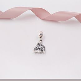 925 Sterling Silver Beads Shanghai Resort Castle Charms Fits European Pandora Style Jewelry Bracelets & Necklace AnnaJewel