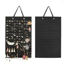 Jewelry Pouches Earring Storage Hanging Bag Girls Display Stand Ring Necklace Organization Large Capacity Hold Up Stud Earrings