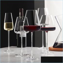 Wine Glasses Goblet Wine Glass Kitchen Utensils Water Grap Champagne Glasses Bordeaux Wedding Party Birthday Gift Lead 20220827 D3 D Dhoes